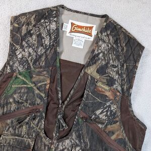 Gamehide Premium Pheasant Hunting Vest Size Large‎ Camo NWOT Camouflage
